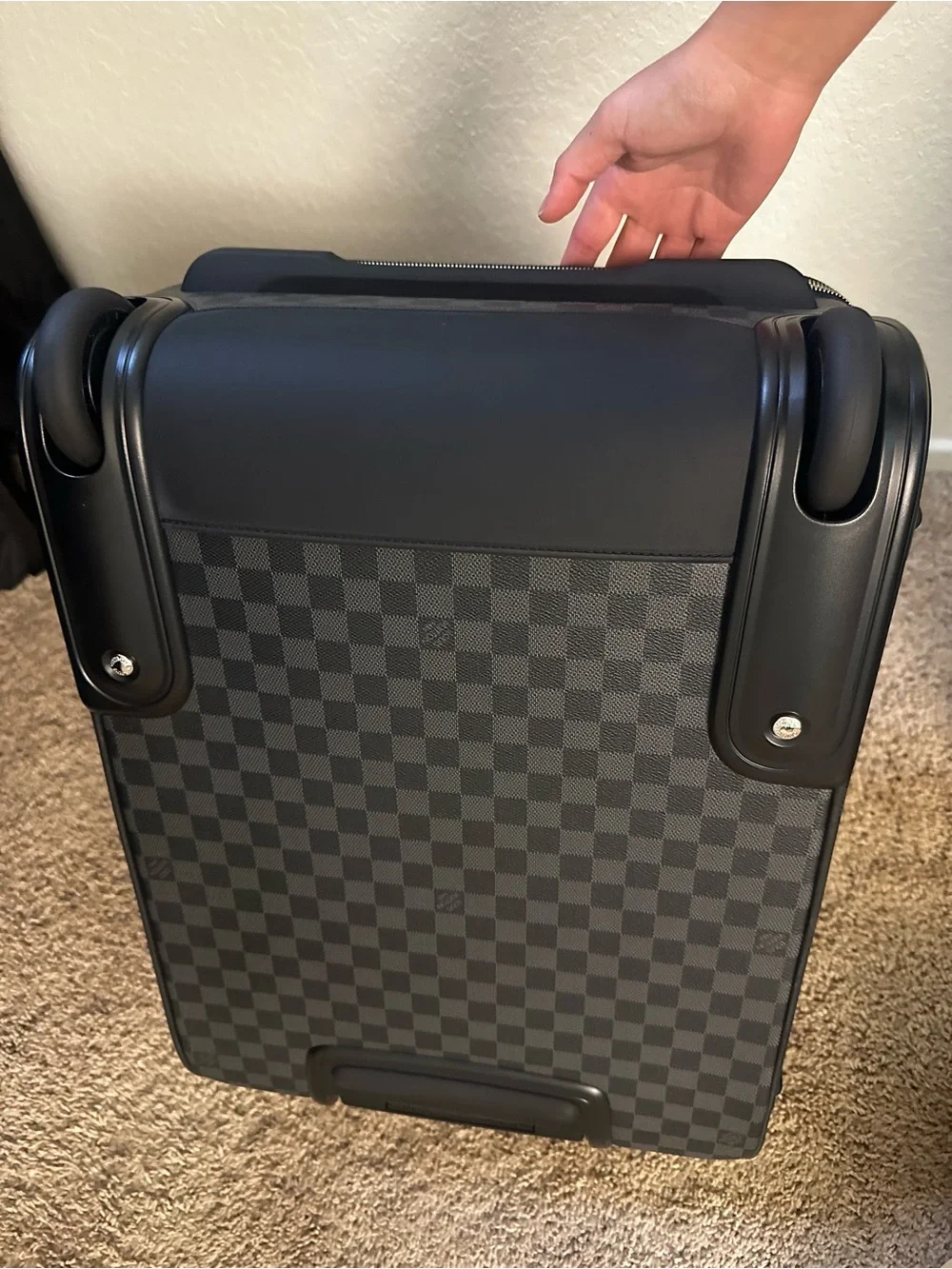 Louis Vuitton Black Damier Luggage